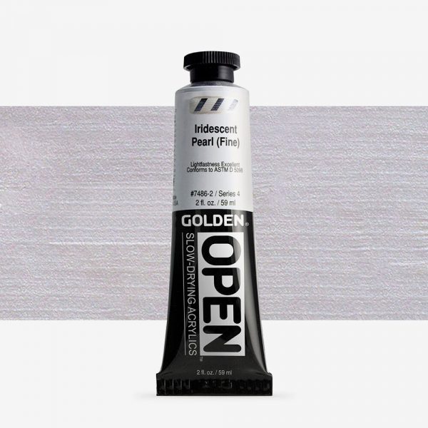 Golden - Open Iridescent - Acrylverf - Tube 60Ml - Serie 4 - Iris. Parel (Fijn)