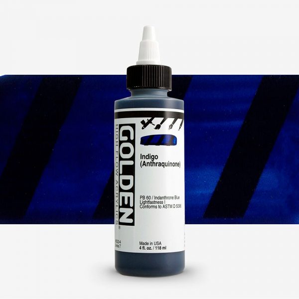 Golden - High Flow Acrylic - Acrylinkt - Flacon 119Ml - Serie 7 - Anthraquinone Indigo