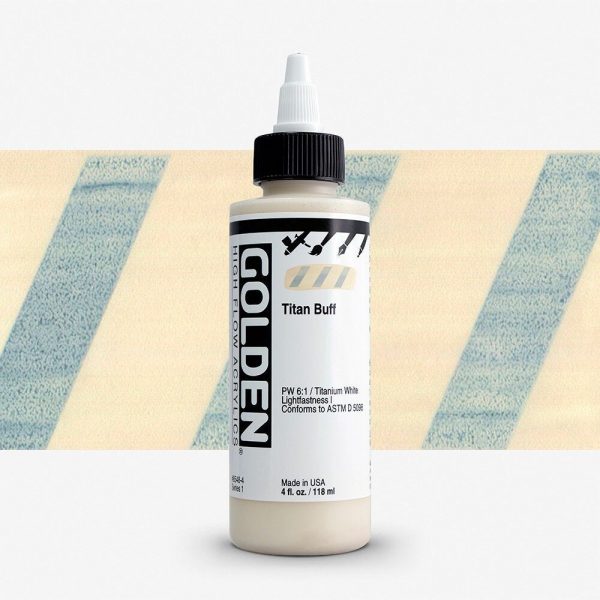 Golden - High Flow Acrylic - Acrylinkt - Flacon 119Ml - Serie 1 - Titaanbuff