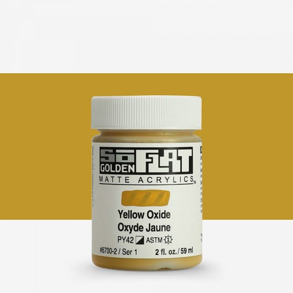 Golden - Soflat Matte - Acrylverf - Pot 60Ml - Serie 1 - Oxydgeel