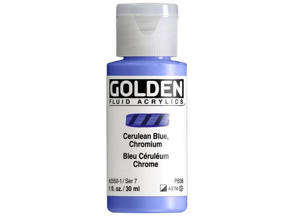 Golden - Acrylverf - Flacon 30Ml - Serie 7 - Ceruleumblauw Chroom