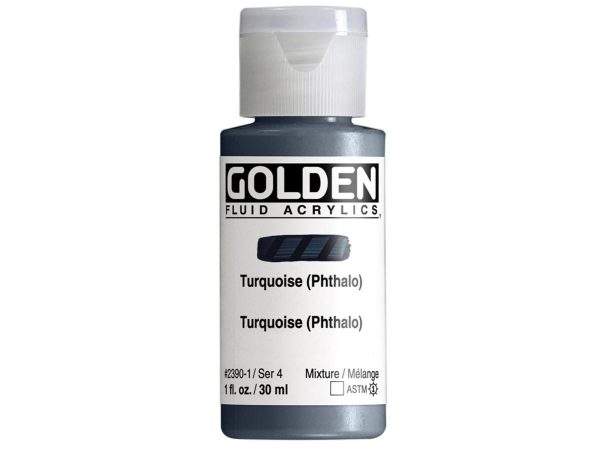 Golden - Acrylverf - Flacon 30Ml - Serie 4 - Turkoois (Phtalo)