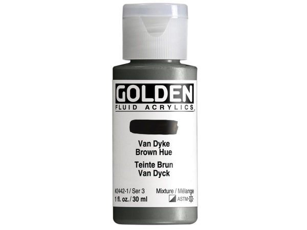 Golden - Acrylverf - Flacon 30Ml - Serie 3 - H - Vandijck Bruin Imit.