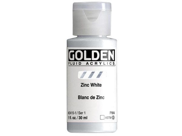 Golden - Acrylverf - Flacon 30Ml - Serie 1 - Zinkwit