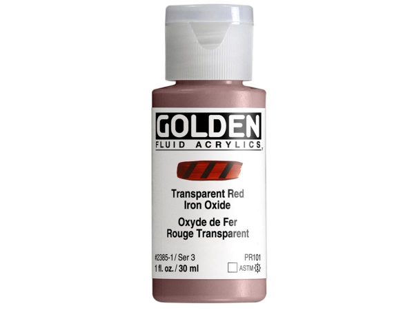 Golden - Acrylverf - Flacon 30Ml - Serie 3 - Ijzeroxydrood Transparant