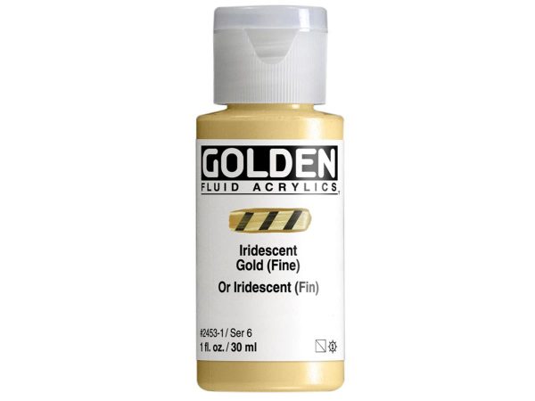 Golden - Acrylverf - Flacon 30Ml - Serie 6 - Iris. Goud (Fijn)