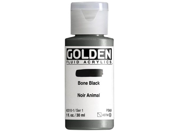 Golden - Acrylverf - Flacon 30Ml - Serie 1 - Beenzwart