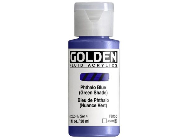 Golden - Acrylverf - Flacon 30Ml - Serie 4 - Phtaloblauw Groenachtig