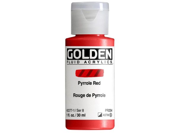 Golden - Acrylverf - Flacon 30Ml - Serie 8 - Pyrroolrood