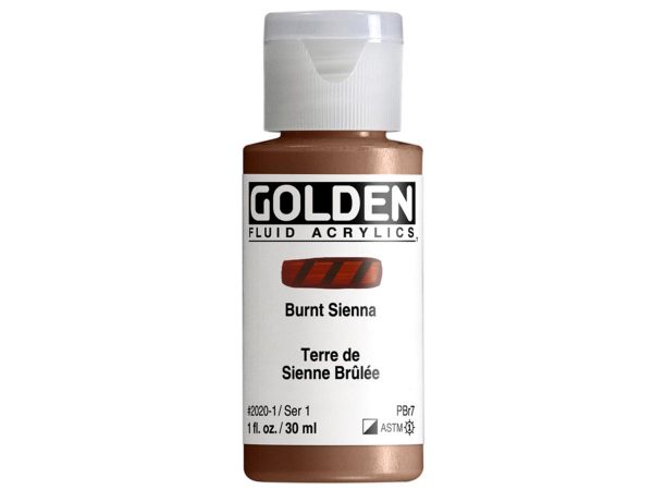 Golden - Acrylverf - Flacon 30Ml - Serie 1 - Sienna Gebrand