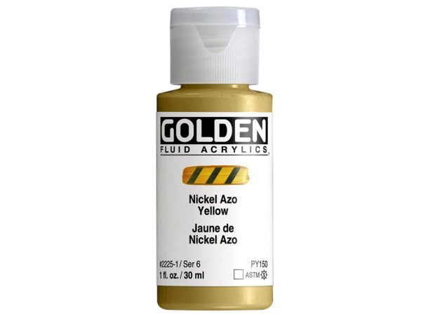 Golden - Acrylverf - Flacon 30Ml - Serie 6 - Nikkel Azo Geel