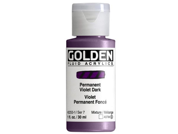 Golden - Acrylverf - Flacon 30Ml - Serie 7 - Permanentviolet Donker